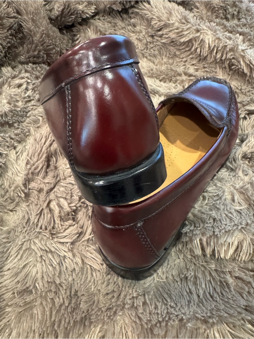 G.H. Bass & Co. Women's Penny Loafers in Burgundy - Picture 5 of 8
